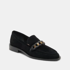 Sallie Flats Onyx Suede