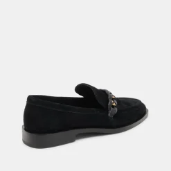 Sallie Flats Onyx Suede