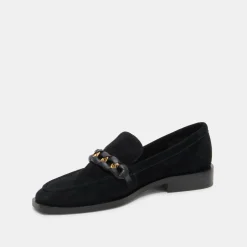 Sallie Flats Onyx Suede