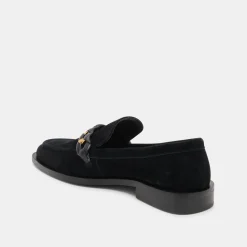 Sallie Flats Onyx Suede