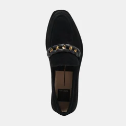 Sallie Flats Onyx Suede