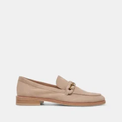 Sallie Flats Taupe Suede
