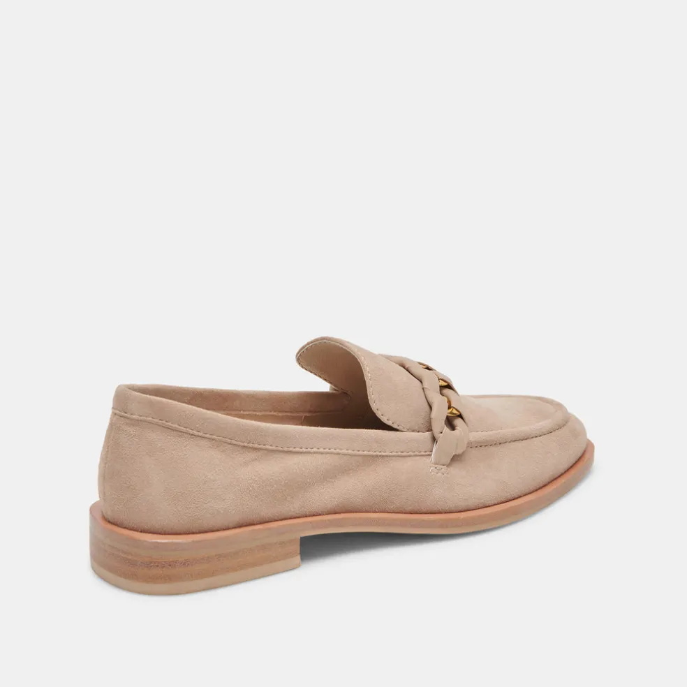Sallie Flats Taupe Suede