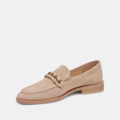 Sallie Flats Taupe Suede