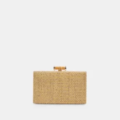 Sandy Clutch Natural Woven