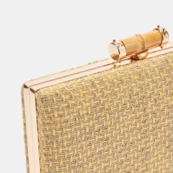 Sandy Clutch Natural Woven