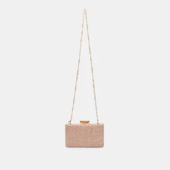 Sandy Clutch Pink Woven