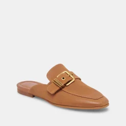 Santel Flats Brown Leather