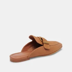 Santel Flats Brown Leather