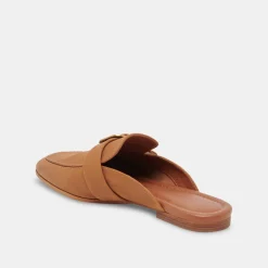 Santel Flats Brown Leather