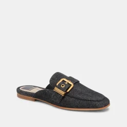 Santel Flats Carbon Denim