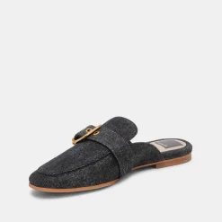 Santel Flats Carbon Denim