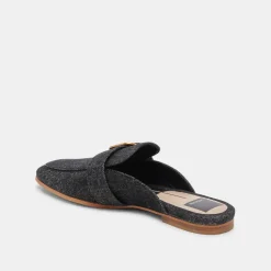 Santel Flats Carbon Denim