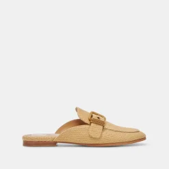 Santel Flats Honey Raffia