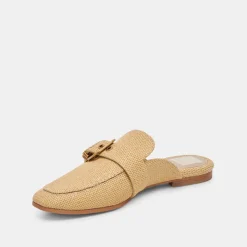 Santel Flats Honey Raffia