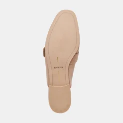 Santel Flats Taupe Leather