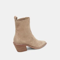 Senna Booties Almond Suede