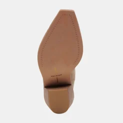 Senna Booties Almond Suede