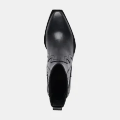 Senna Booties Black Multi Leather