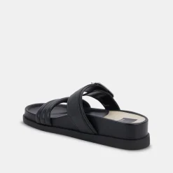 Shaila Sandals Black Leather