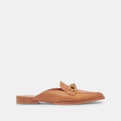 Sidon Flats Brown Leather