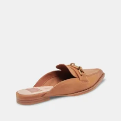 Sidon Flats Brown Leather