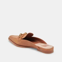 Sidon Flats Brown Leather