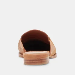 Sidon Flats Brown Leather