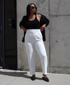 Sidon Flats Noir Embossed Leather