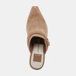 Sita Mules Mushroom Suede