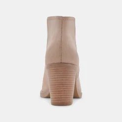 Spade Wide Booties Dune Nubuck