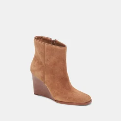 Susann Booties Chestnut Suede