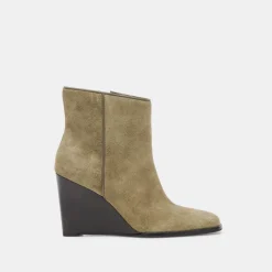 Susann Booties Moss Suede