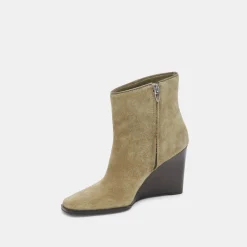Susann Booties Moss Suede