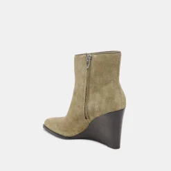 Susann Booties Moss Suede