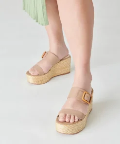 Thorin Wedges Cafe Leather