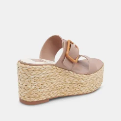 Thorin Wedges Cafe Leather