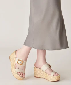 Thorin Wedges Ivory Leather