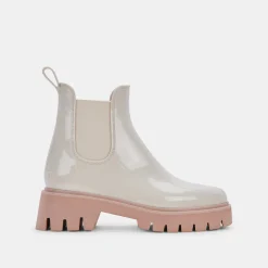Thundr H2O Boots Ivory Patent Stella