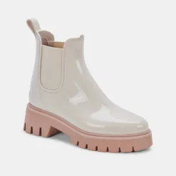 Thundr H2O Boots Ivory Patent Stella