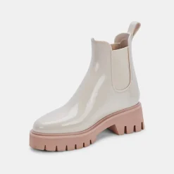 Thundr H2O Boots Ivory Patent Stella