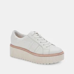 Tiger Sneakers White Leather