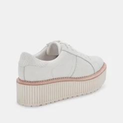 Tiger Sneakers White Leather