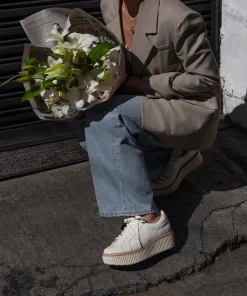 Tiger Sneakers White Leather