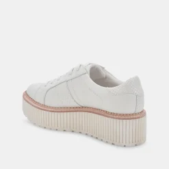 Tiger Sneakers White Leather