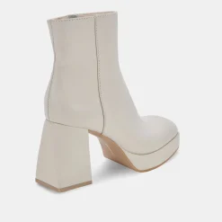 Ulyses Boots Ivory Leather