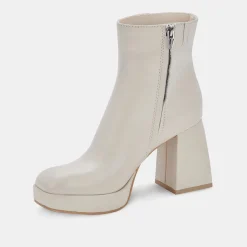Ulyses Boots Ivory Leather