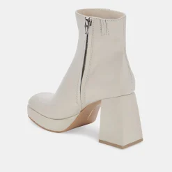 Ulyses Boots Ivory Leather