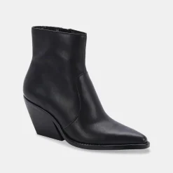 Volli Boots Black Leather