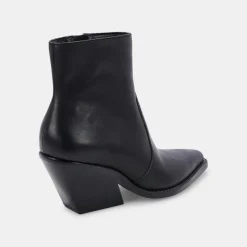 Volli Boots Black Leather